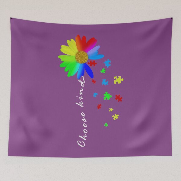 Item preview, Floral Graphic Autism Awareness Daisy Flower Puzzle 	 designed and sold by jdxlzisvxb88.