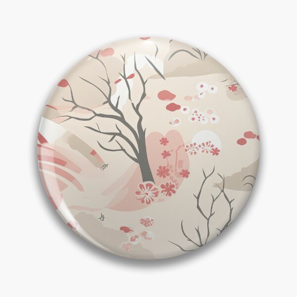Artikelvorschau, Serene Cherry Blossoms Minimalistic Japanese Pattern entworfen und verkauft von Wonder Of Light.