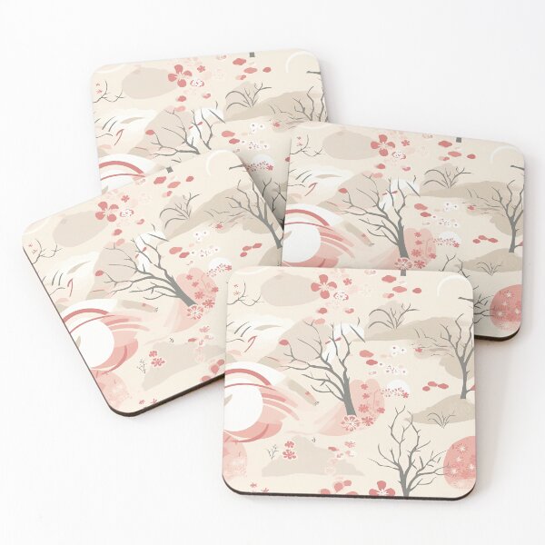 Item preview, Serene Cherry Blossoms Minimalistic Japanese Pattern designed and sold by Wonder Of Light.