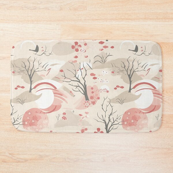 Item preview, Serene Cherry Blossoms Minimalistic Japanese Pattern designed and sold by Wonder Of Light.