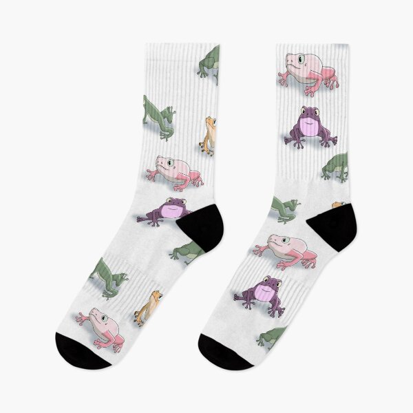 Item preview, Colorful Frogs designed and sold by RhondaLuluArt.