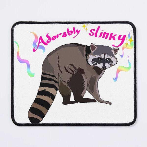 Item preview, Adorably stinky raccoon designed and sold by MissPinzi.