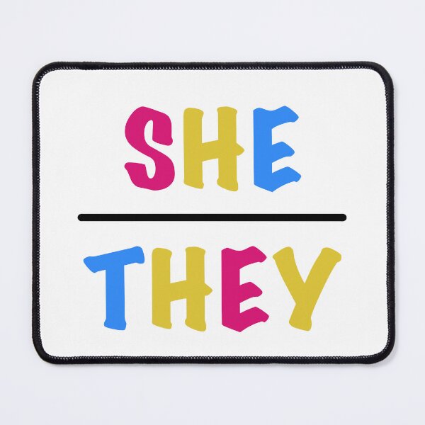 Item preview, She/They Pronouns - Pansexual designed and sold by mistyreneelove.