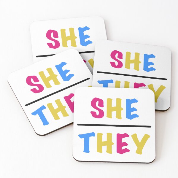 Item preview, She/They Pronouns - Pansexual designed and sold by mistyreneelove.