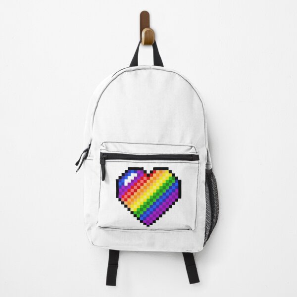 Artikelvorschau, Rainbow Heart in Pixel Art entworfen und verkauft von Alesia Skye.
