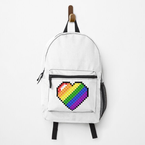 Item preview, Rainbow Heart in Pixel Art designed and sold by Alesia Skye.