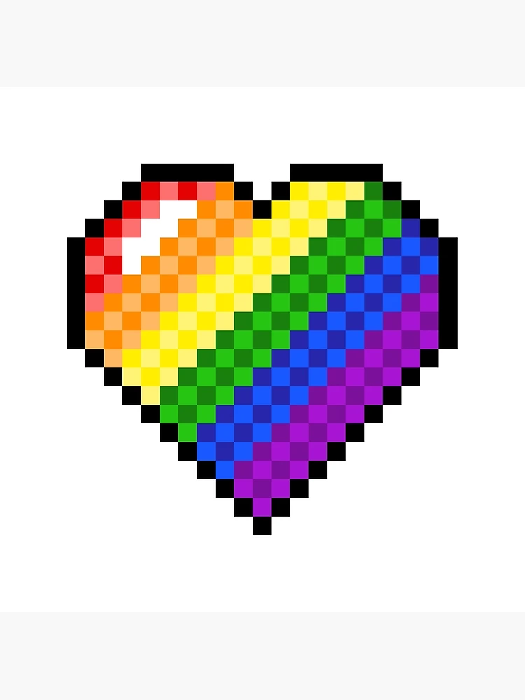 Pixel Heart Suncatcher/ Rainbow Maker – Meowroyaleart