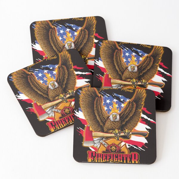 Item preview, American Made Firefighter Eagle designed and sold by raymo442.