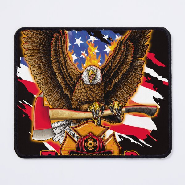 Item preview, American Made Firefighter Eagle designed and sold by raymo442.