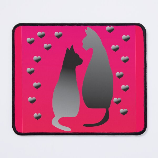 Item preview, cat in love designed and sold by LinhaeIdeia.