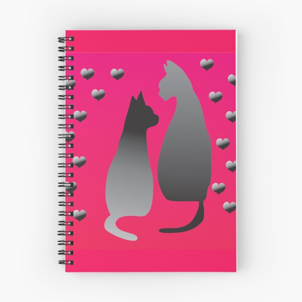 Item preview, cat in love  designed and sold by LinhaeIdeia.