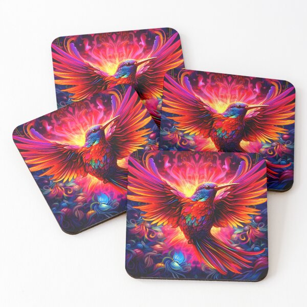 Item preview, Rainbow Colibri Bird designed and sold by NRGArtwork.