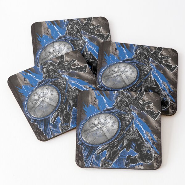 Item preview, Spartan Warrior Blue designed and sold by raymo442.