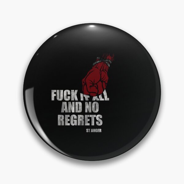 Artikelvorschau, No regrets Madly in anger metal entworfen und verkauft von SoulTrekking.