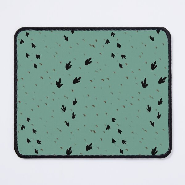Item preview, Bird tracks abstract blue seamless cute pattern designed and sold by Yana Mustafina | Boho Soulful Designs.