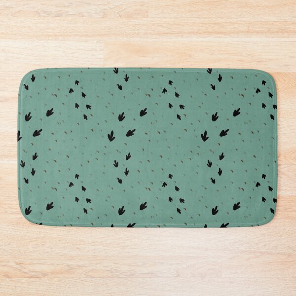 Item preview, Bird tracks abstract blue seamless cute pattern designed and sold by Yana Mustafina | Boho Soulful Designs.