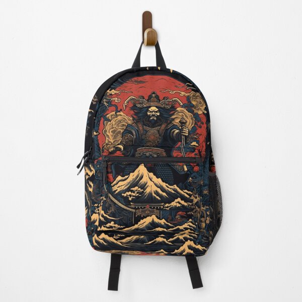 Item preview, Vintage Abstract Japanese Samurai Wall Art | Fantasy Samurai Warrior Araki designed and sold by Bored Elon.