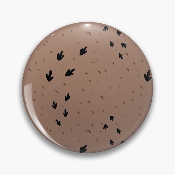 Item preview, Bird tracks abstract brown seamless cute pattern designed and sold by Yana Mustafina | Boho Soulful Designs.