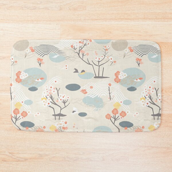 Item preview, Serene Cherry Blossoms Minimalistic Japanese Pattern designed and sold by Wonder Of Light.