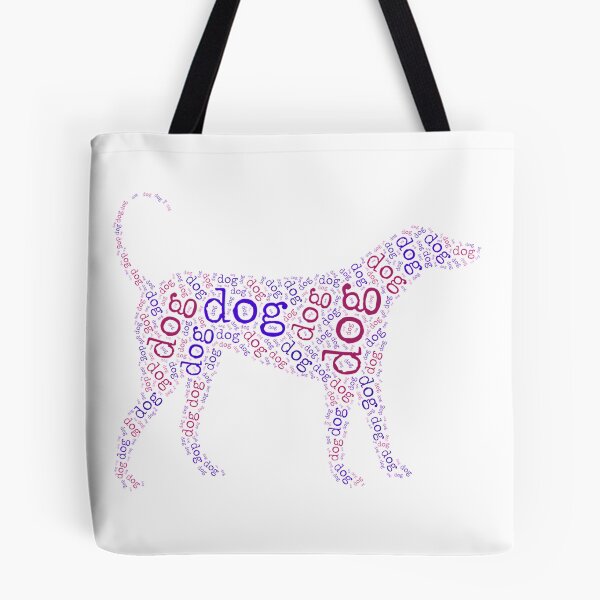 Item preview, colorful dog words designed and sold by jualcantara.