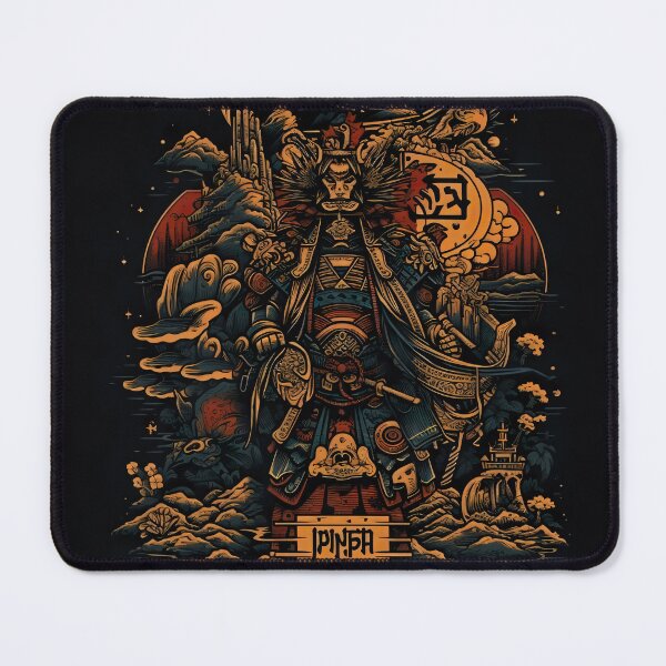 Item preview, Vintage Abstract Japanese Samurai Wall Art | Fantasy Samurai Warrior Ayame designed and sold by Bored Elon.