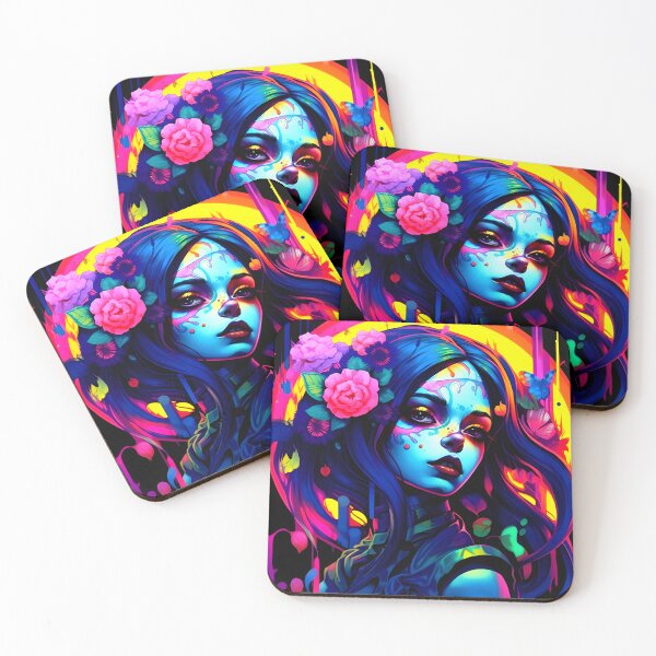 Item preview, Psychedelic Gothic Girl designed and sold by NRGArtwork.