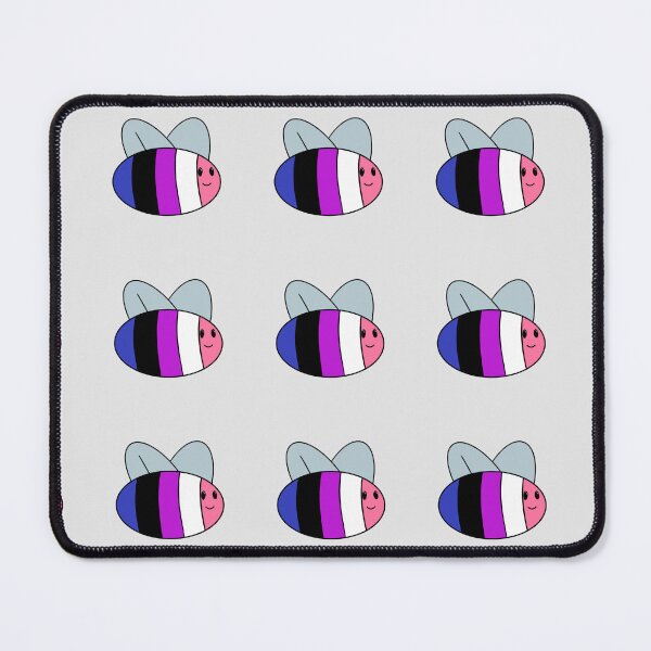 Item preview, Genderfluid flag bee designed and sold by bookwoof.