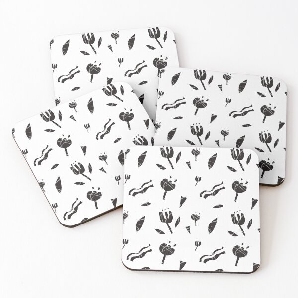 Item preview, Flower cut out abstract funny seamless pattern designed and sold by Yana Mustafina | Boho Soulful Designs.
