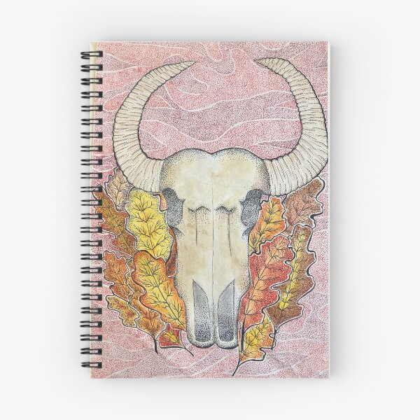 Item preview, Skull on Oak Leaves designed and sold by beccadot.