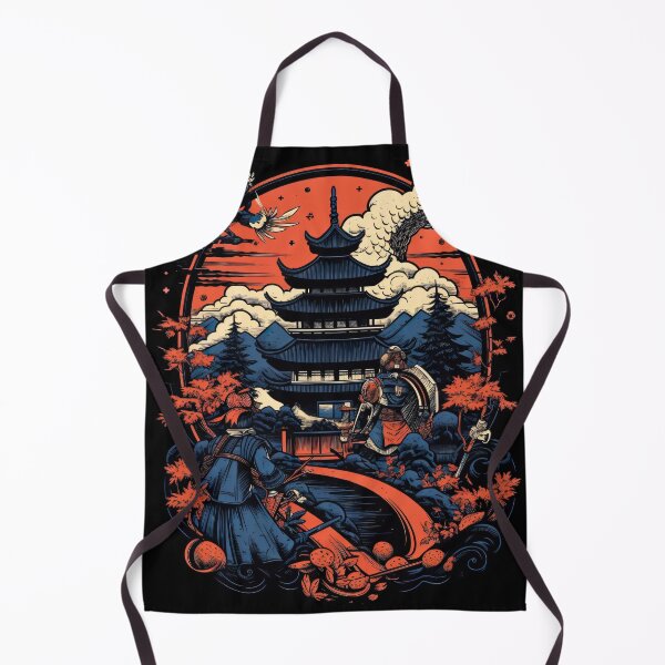 Item preview, Vintage Abstract Japanese Samurai Wall Art | Fantasy Samurai Warrior Chie designed and sold by Bored Elon.
