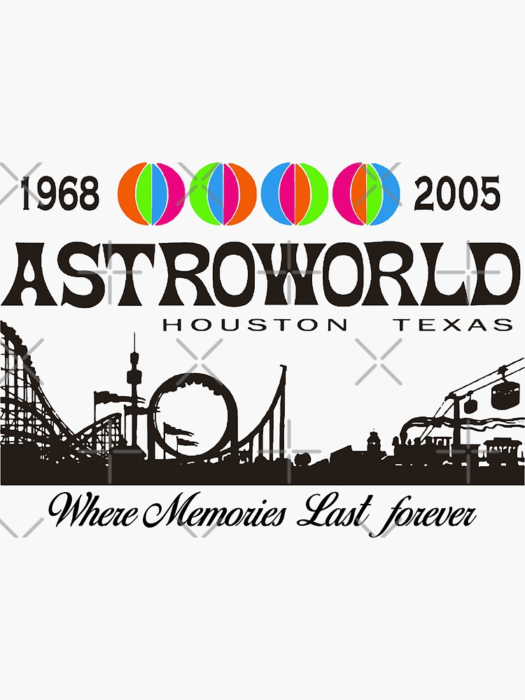 Houston Astroworld Sticker for Sale by ecervantez