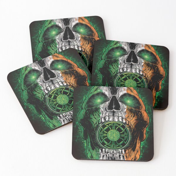 Item preview, Irish Pride Screaming Skull designed and sold by raymo442.