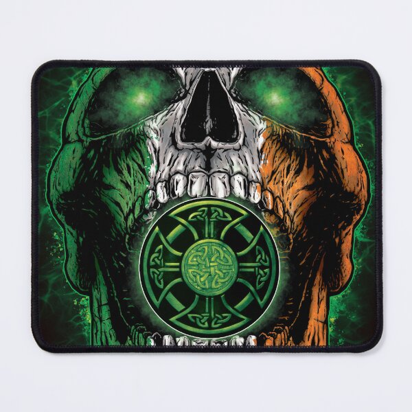 Item preview, Irish Pride Screaming Skull designed and sold by raymo442.