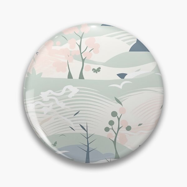 Artikelvorschau, Serene Cherry Blossoms Minimalistic Japanese Pattern entworfen und verkauft von Wonder Of Light.