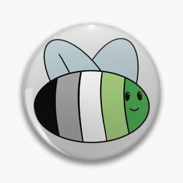 Artikelvorschau, Aromantic flag bee entworfen und verkauft von bookwoof.