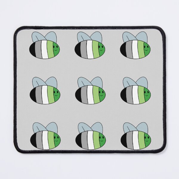 Item preview, Aromantic flag bee designed and sold by bookwoof.