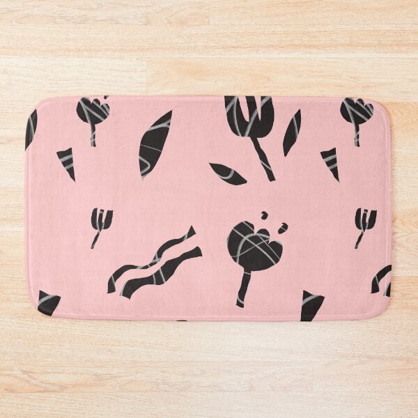 Item preview, Flower cut out abstract pink seamless pattern designed and sold by Yana Mustafina | Boho Soulful Designs.