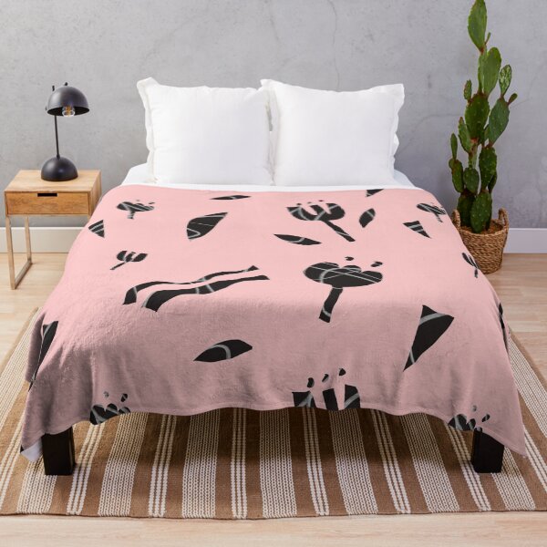 Item preview, Flower cut out abstract pink seamless pattern designed and sold by Yana Mustafina | Boho Soulful Designs.