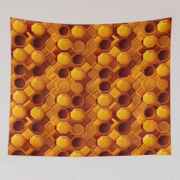 Item preview, A Honeycomb Symmetry Geometric Pattern designed and sold by EVA4designs.
