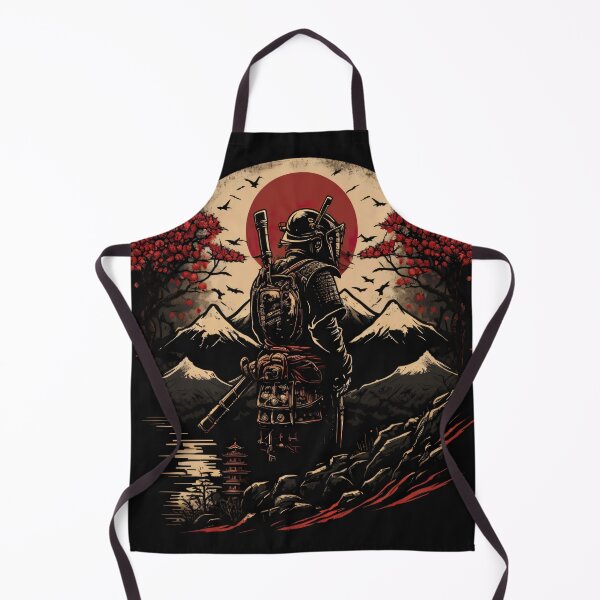 Item preview, Vintage Abstract Japanese Samurai Wall Art | Fantasy Samurai Warrior Hiroshi designed and sold by Bored Elon.