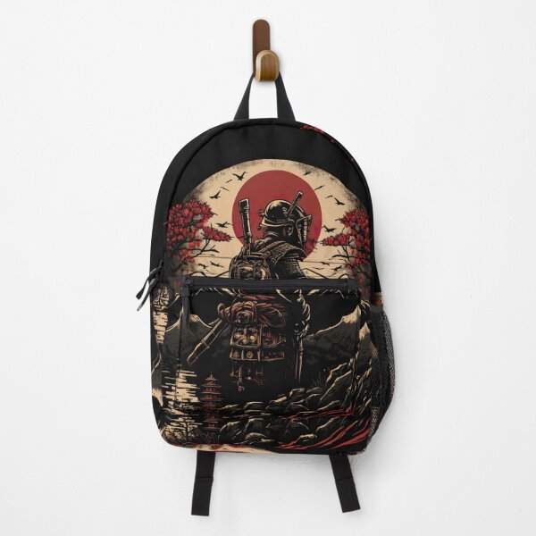 Item preview, Vintage Abstract Japanese Samurai Wall Art | Fantasy Samurai Warrior Hiroshi designed and sold by Bored Elon.