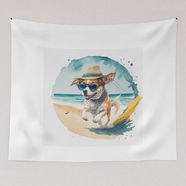 Artikelvorschau, watercolor funny dog pack entworfen und verkauft von ThriveShop.