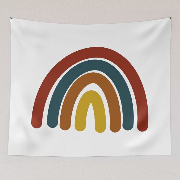 Item preview, White Girl Autumn Rainbow sticker designed and sold by Keeley Curtis-Verdeja.