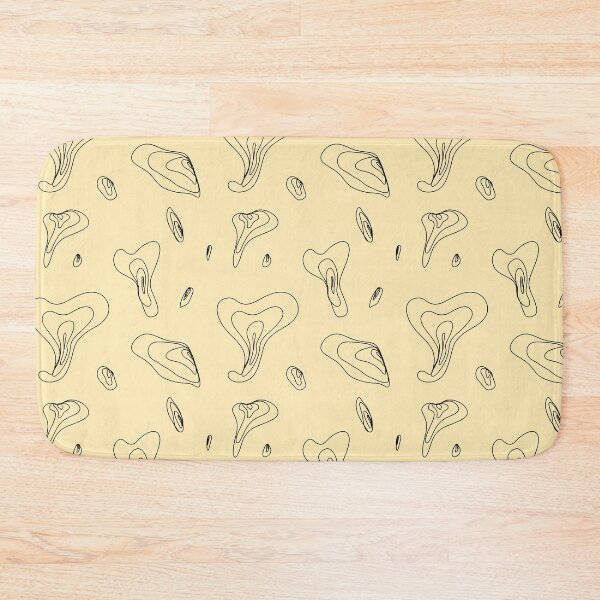 Item preview, Abstract smooth line simple beige seamless pattern designed and sold by Yana Mustafina | Boho Soulful Designs.