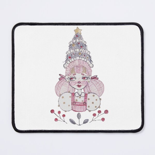 Item preview, Cute christmas girl sticker designed and sold by LidianeIlustra.