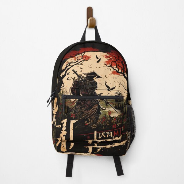 Item preview, Vintage Abstract Japanese Samurai Wall Art | Fantasy Samurai Warrior Isamu designed and sold by Bored Elon.