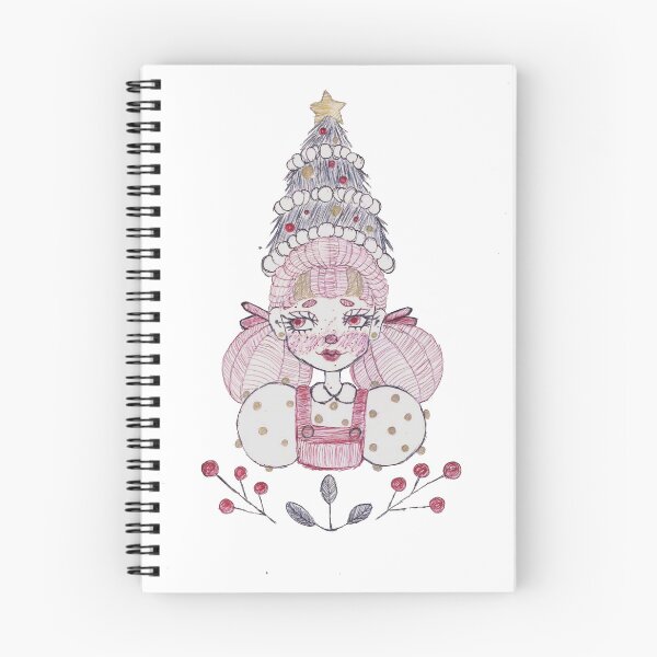 Item preview, Cute christmas girl sticker designed and sold by LidianeIlustra.
