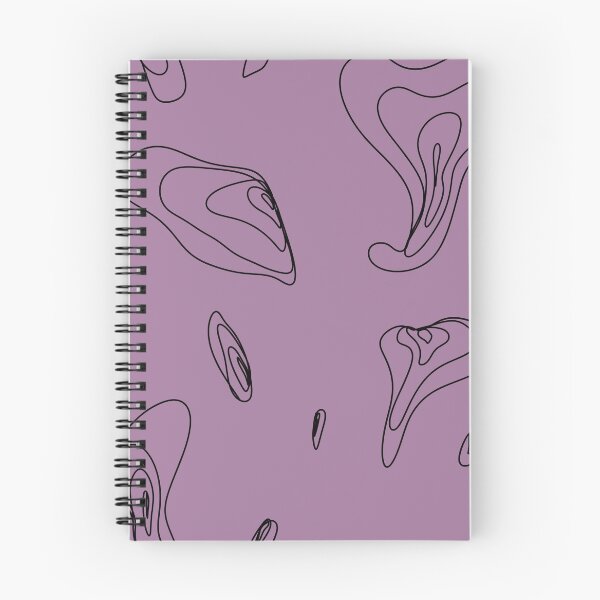 Item preview, Abstract smooth lines simple cute lavender pattern designed and sold by Yana Mustafina | Boho Soulful Designs.