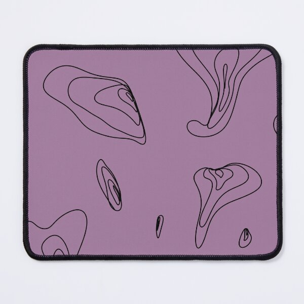Item preview, Abstract smooth lines simple cute lavender pattern designed and sold by Yana Mustafina | Boho Soulful Designs.