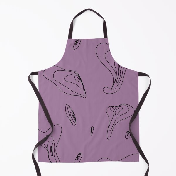 Item preview, Abstract smooth lines simple cute lavender pattern designed and sold by Yana Mustafina | Boho Soulful Designs.